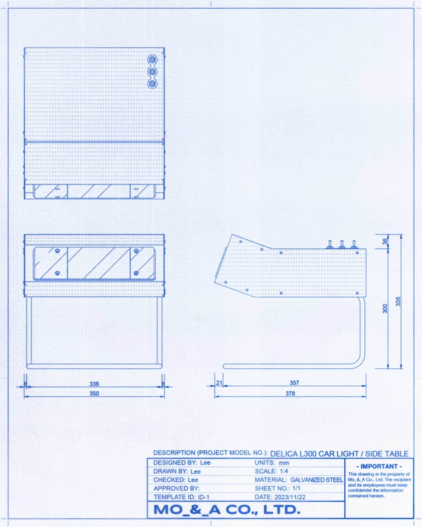 Mo_&_A L300 Car Light / Side Table